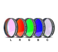 Baader Planetarium - Set completo di filtri III, rispettivamente LRGBC/H-alfa 35 nm/OIII 8,5 nm/SII 8 nm, Ø 50,8 mm, per fotocamere CCD
