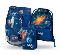 Baagl Airy - Set di 3 zaini per la scuola elementare, zaino per la scuola primaria per bambini, zaino per la scuola, Spazio
