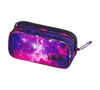 Baagl ASTUCCIO BAMBINI BAMBINI SCUOLA ASTUCCIO 3 SCOMPARTI ASTUCCIO ASTUCCIO PER BAMBINI, Galaxy, 23 x 11 x 9 cm, Astuccio