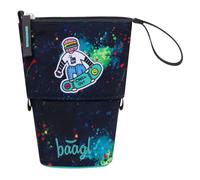 Baagl Astuccio per bambini e ragazze, astuccio per matite per bambini, astuccio per la scuola, robusto astuccio e astuccio con scomparto segreto, Chill, Colorato, giocoso, moderno, pratico