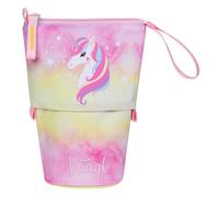 Baagl Astuccio per bambini e ragazze, astuccio per matite per bambini, astuccio per la scuola, robusto astuccio e astuccio con scomparto segreto, Unicorno arcobaleno, Colorato, giocoso, moderno