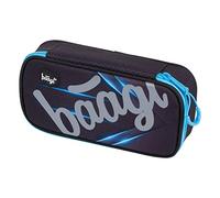 Baagl - Astuccio per ragazze, astuccio per cancelleria, astuccio per la scuola, astuccio per la scuola, Skate Bluelight