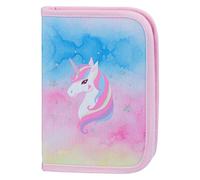 Astuccio scolastico a un piano Unicorno Arcobaleno