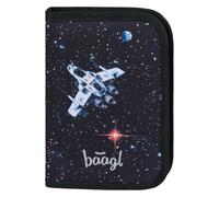 Baagl Astuccio per ragazzi e ragazze, astuccio per studenti, astuccio per cancelleria, astuccio per cancelleria, Pixel Space, Astuccio