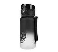 Baagl - Borraccia per bambini a prova di perdite, 350 ml, in Tritan, ideale per asilo, scuola e sport, per ragazzi e ragazze (Lupo)