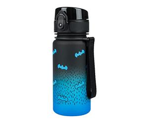 Baagl Borraccia per bambini, a prova di perdite, 350 ml, per scuola materna e sport, per ragazzi in Tritan (Batman Blue)