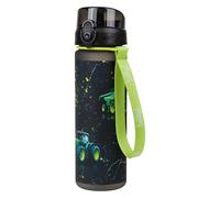 Baagl Borraccia per bambini, a prova di perdite, 500 ml, per la scuola e lo sport, per il calcio, borraccia in Tritan (trattore)