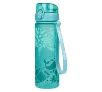 Baagl Borraccia per bambini, a prova di perdite, 500 ml, per scuola, sport, calcio, per ragazzi, ragazze, in Tritan (motivo: delfino)