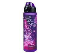 Baagl Borraccia per bambini, a prova di perdite, 700 ml, per la scuola e lo sport, per ragazze, versatile e pratica bottiglia con coperchio richiudibile (Galaxy)
