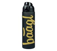 Baagl Borraccia per bambini, a prova di perdite, 700 ml, per la scuola e lo sport, per ragazzi, ragazze, versatile e pratica bottiglia con coperchio richiudibile (oro)