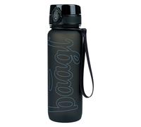 Baagl Borraccia per bambini, a prova di perdite, 800 ml, per la scuola e lo sport, per ragazzi, ragazze, versatile e pratica bottiglia con coperchio richiudibile (nero)