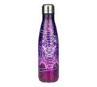 Baagl Borraccia per bambini per ragazze - Bottiglia in acciaio inox a prova di perdite & thermos - Thermos senza BPA per scuola ed escursioni, 500 ml (Galaxy)