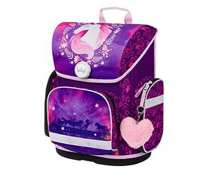 Baagl Borsa per la scuola per ragazzi e ragazze per la 1ª classe (o 2ª elementare), Borsa per la scuola ergonomica per ragazzi e ragazze della scuola primaria, Zaino per bambini leggero con tracolla