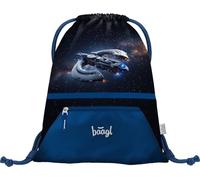 Baagl Borsa sportiva per ragazze, borsa per scarpe impermeabile per bambini, scuola e asili e borsa sportiva con coulisse per ragazzi, zaino con coulisse, 16.5 litres