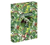 Baagl Cartellina portadocumenti per la scuola, formato A4, per bambini, con elastico e alette interne, raccoglitore con elastico, per ragazzi