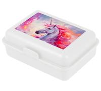 Baagl Contenitore per il pranzo per bambini, per la scuola, per il pranzo, per ragazze, ragazzi, asilo, per il pranzo, per il pane, per lo snack (unicorno reale)