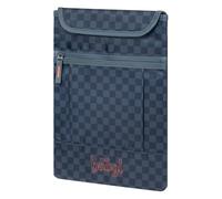 Baagl Custodia per computer portatile da 15 pollici, per bambini, adolescenti, leggera e protettiva, per zaino scolastico e vita quotidiana, 26 x 36 cm (blu Ska)