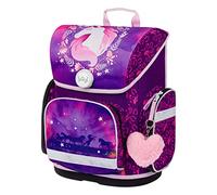 Baagl Ergo - Zaino per la scuola per ragazzi e ragazze, per 1° classe (o 2° classe), zaino per la scuola elementare, zaino leggero per bambini con cintura toracica, cavallo, Taglia Unica