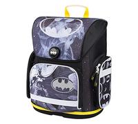 Baagl Ergo - Zaino per la scuola per ragazzi e ragazze, per 1° classe (o 2° classe), zaino per la scuola elementare, zaino leggero per bambini con cintura toracica, Batman Storm, Taglia Unica