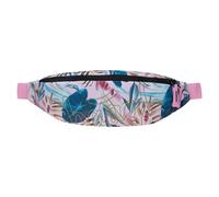 Baagl Marsupio per bambini - Marsupio per ragazzi ragazze adolescenti - Elegante borsa a tracolla in materiale robusto con cerniera a 2 vie, Foglie, Einheitsgröße, moderno