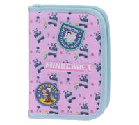 Baagl Minecraft - Astuccio per ragazzi e ragazze, astuccio scuola, Minecraft Panda, S, Colorato, giocoso, moderno, pratico