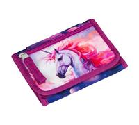 Baagl Portamonete per bambini - Portafoglio per ragazzi - Mini portafoglio portamonete, Unicorno reale, Moderno