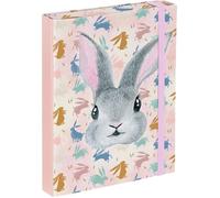 Baagl Raccoglitore per cartelle scolastiche, formato A5, per bambini, con elastico e alette interne, raccoglitore con elastico, per ragazzi