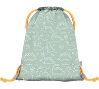 Baagl Sacca da ginnastica per asilo, borsa sportiva per ragazzi e ragazze, sacca da ginnastica per bambini, borsa sportiva per bambini, borsa per scarpe, sacca sportiva, dinosauro