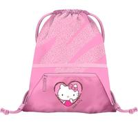 Baagl Sacca da ginnastica per bambine, impermeabile, per la scuola e l'asilo, borsa sportiva, Hello Kitty Sweet Leopard, L, Designer