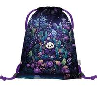 Baagl Sacca da ginnastica per ragazze e donne - Borsa per scarpe, scuola e asilo, borsa sportiva (Jungle Panda)