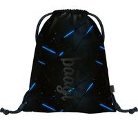 Baagl Sacca da ginnastica per ragazzo, impermeabile, per bambini, scuola e asilo, borsa sportiva, zaino sportivo, sacca da palestra, Flash, L, Designer