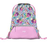 Baagl Sacca da palestra per ragazze - Sacchetti impermeabili per scarpe per bambini - Scuola e asilo Sport Bag, Colibrì, moderno