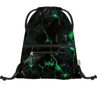 Baagl Sacca da palestra per ragazze - Sacchetti impermeabili per scarpe per bambini - Scuola e asilo Sport Bag, Drago., L, Designer