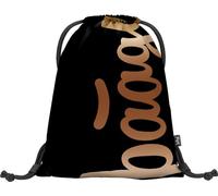 Baagl Sacca sportiva per ragazzi e ragazze - borsa sportiva per ragazzi, bambini, adolescenti - scuola e sport, borsa sportiva con elementi riflettenti, bronzo metallizzato