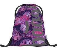 Baagl Sacca sportiva per ragazzi e ragazze - borsa sportiva per ragazzi, bambini, adolescenti - scuola e sport, borsa sportiva con elementi riflettenti, Skate Violet