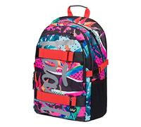 Baagl Schulrbackpack für Jungen Mädchen Teenager - Zaino da skateboard - Zaino per bambini con laptop e brustgurt für Schule, Skate Fresh, 43x29x20