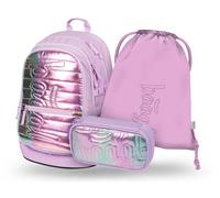Baagl Set 3: Zaino, Astuccio e Sacchetto Lavanda