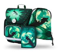 Set scolastico BAAGL Ergo Drago: cartella, astuccio, sacchetto