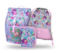 Baagl set scolastico Airy Colibrì - zaino, astuccio e sacca