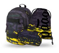 Baagl set scolastico Skate Dune - zaino, astuccio e sacca
