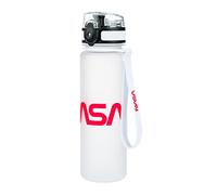 Baagl Borraccia in Tritan, a prova di perdite, con tappo a scatto, 500 ml, riutilizzabile con scala, borraccia NASA con cinghia, per bambini, scuola, sport