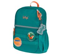 Baagl Zaino asilo ragazzi ragazze - Piccolo zaino per bambini con cintura toracica e 2 toppe intercambiabili - Personalizzabile con nome o immagine - Zaino per Kita & Presepe, Volpe, Mittelgroße