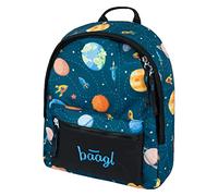 Baagl Zaino da asilo per ragazzi e ragazze, zaino per asilo, piccolo zaino per bambini, zaino per bambini con cinturino petto, Pianeti, Small
