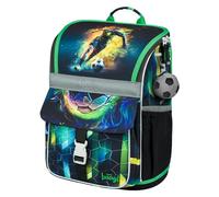 Baagl Zaino per la scuola per ragazze per 1 ° grado - Borsa per la scuola ergonomica per bambini - Zaino per la scuola elementare Tornister, Calciatore