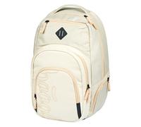 Baagl Zaino ergonomico grande con scomparto termico per donne, uomini, adolescenti, con scomparto per laptop, zaino per studenti, zaino per scuola, 35 l, beige.