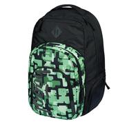 Baagl Zaino ergonomico grande con scomparto termico per donne, uomini, adolescenti, con scomparto per laptop, zaino per studenti, zaino per scuola, 35 l, verde