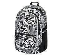 Baagl Zaino per bambini, zaino per la scuola per bambini, con schienale ergonomico, cintura toracica e elementi riflettenti, 43x29x20cm