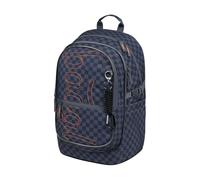 Baagl Zaino per bambini, zaino per la scuola per bambini, con schienale ergonomico, cintura toracica e elementi riflettenti, Ska blu, Mittelgroße, Casual