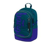 Baagl Zaino per bambini, zaino per la scuola per bambini, con schienale ergonomico, cintura toracica e elementi riflettenti, Logo blu, Mittelgroße, Casual