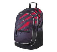 Baagl Zaino per bambini, zaino per la scuola per bambini, con schienale ergonomico, cintura toracica e elementi riflettenti, Volcano 2